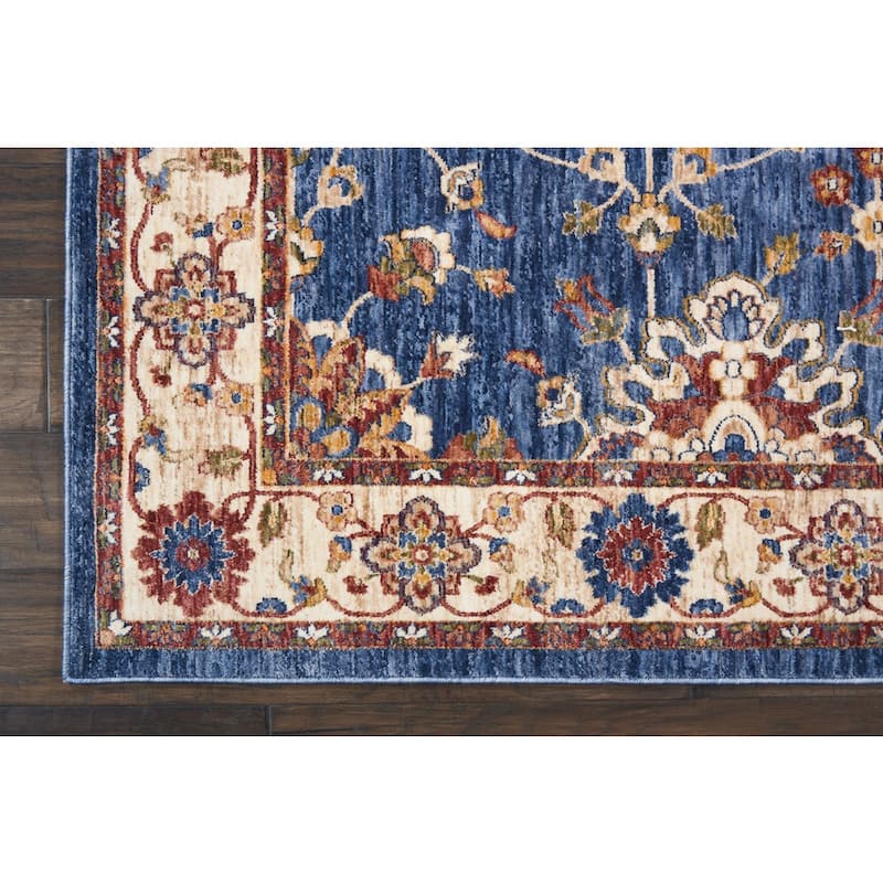 Nourison Reseda Traditional Floral Border Area Rug