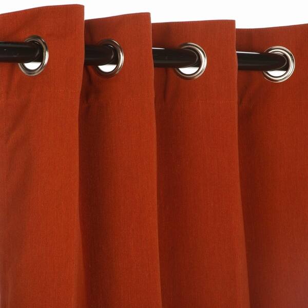 Shop Pawleys Island Sunbrella Curtain Canvas Brick On Sale