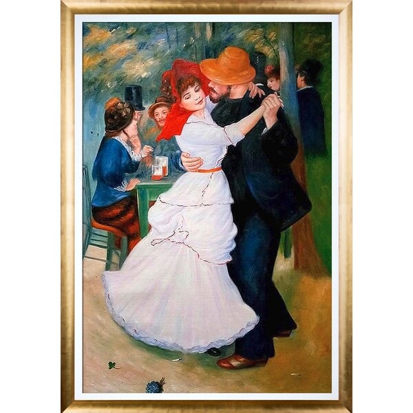 La Pastiche Pierre-Auguste Renoir 'Dance at Bougival' Hand Painted