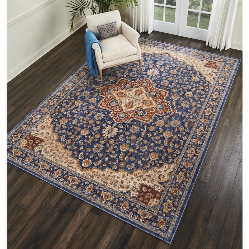 Nourison Reseda Persian Medallion Area Rug