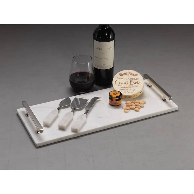 3-Piece Alabaster Cheese Knife Set