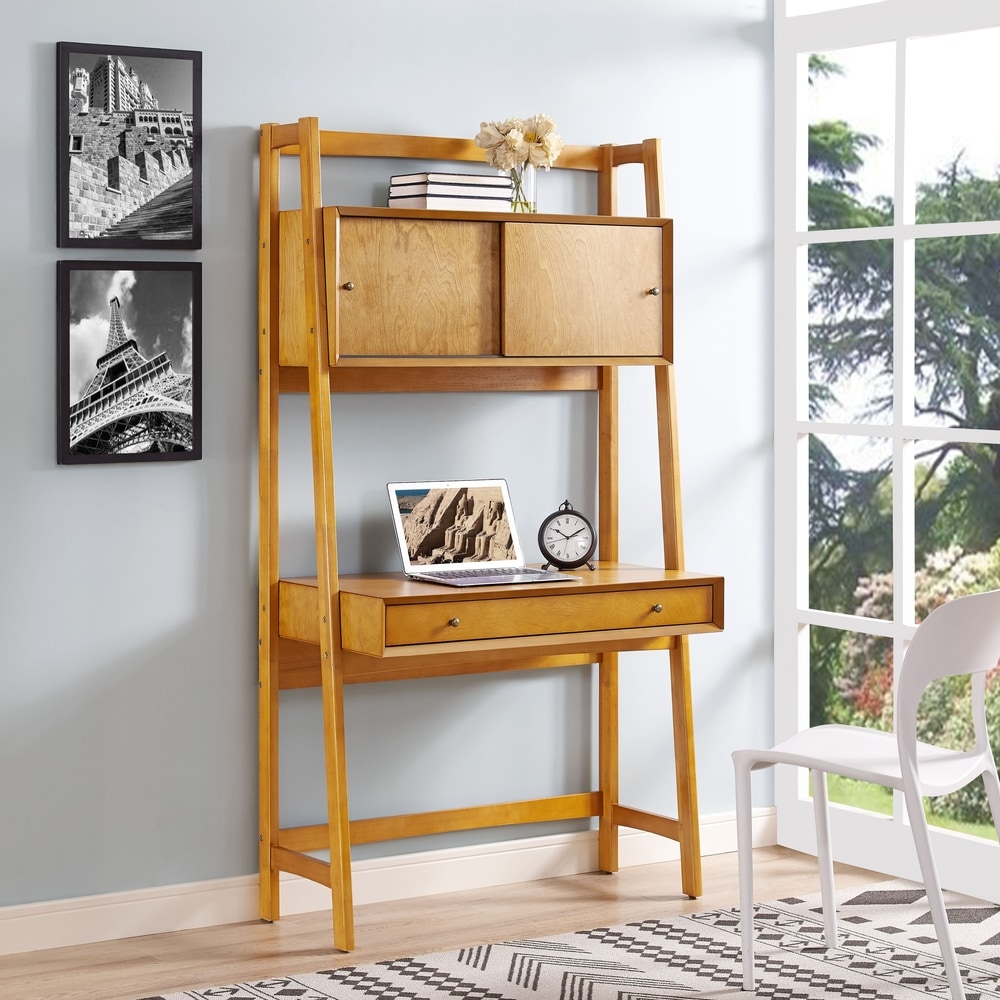 mid century ladder desk