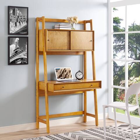 Landon Wall Desk in Acorn