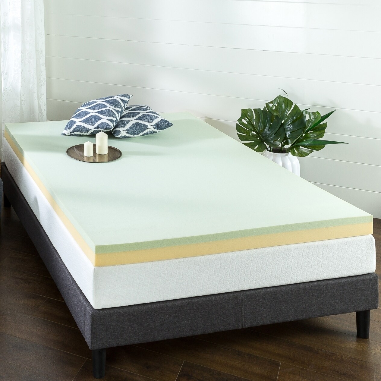 dimple foam mattress topper