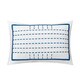 preview thumbnail 5 of 5, Chic Home Asya 8-Piece Reversible Blue Ikat Duvet Cover and Sheet Set