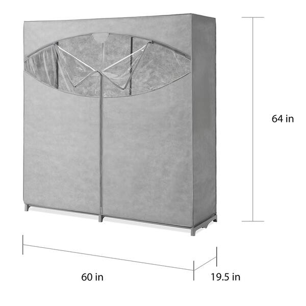Shop Whitmor Portable Wardrobe Clothes Storage Organizer Closet