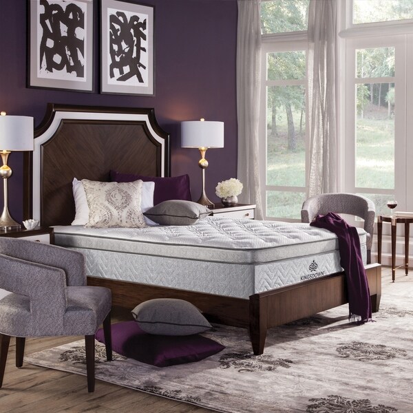 Shop Kingsdown Mezzo Firm 13-inch Full XL Luxury Euro Top ...