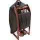 preview thumbnail 1 of 1, Mahogany Finish Clothes Valet Stand