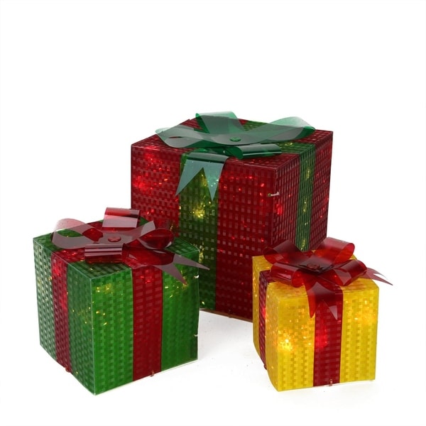 Outdoor Christmas Led Gift Box Decorations Bfmyte Onlinenewyear Site