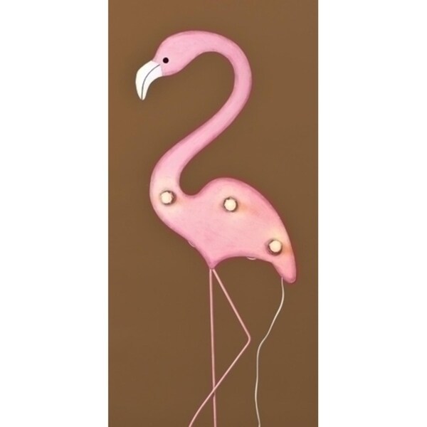 41 Tropical Lighted Pink Flamingo Yard Art Decoration Free 41 Tropical Lighted Pink Flamingo Yard Art Decoration