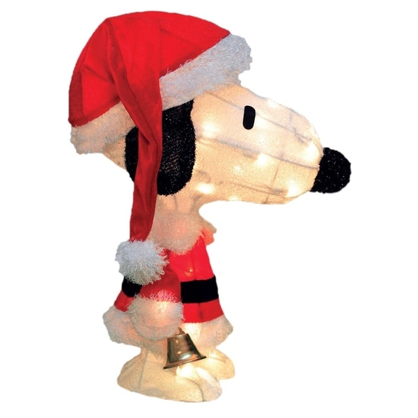 18 pre lit peanuts soft tinsel santa claus snoopy christmas yard art decoration - Snoopy Christmas Yard Decorations 18 pre lit peanuts soft tinsel santa claus snoopy christmas yard art decoration - Snoopy Christmas Yard Decorations