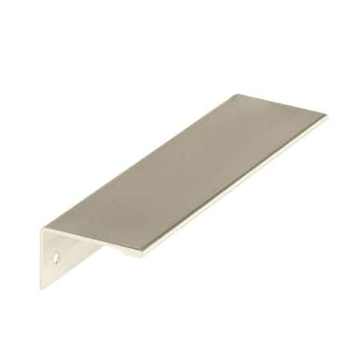 Edge Pull 5-1/16 in. (128mm) Center Pull - Satin Nickel - Silver