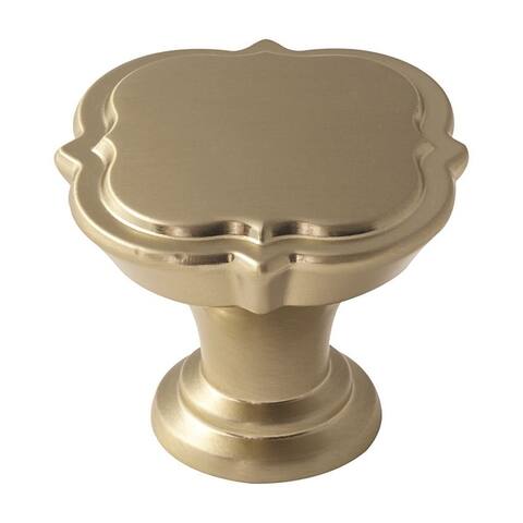Grace Revitalize 1-3/8 in. (35mm) Diameter Knob - Golden Champagne - GOLD