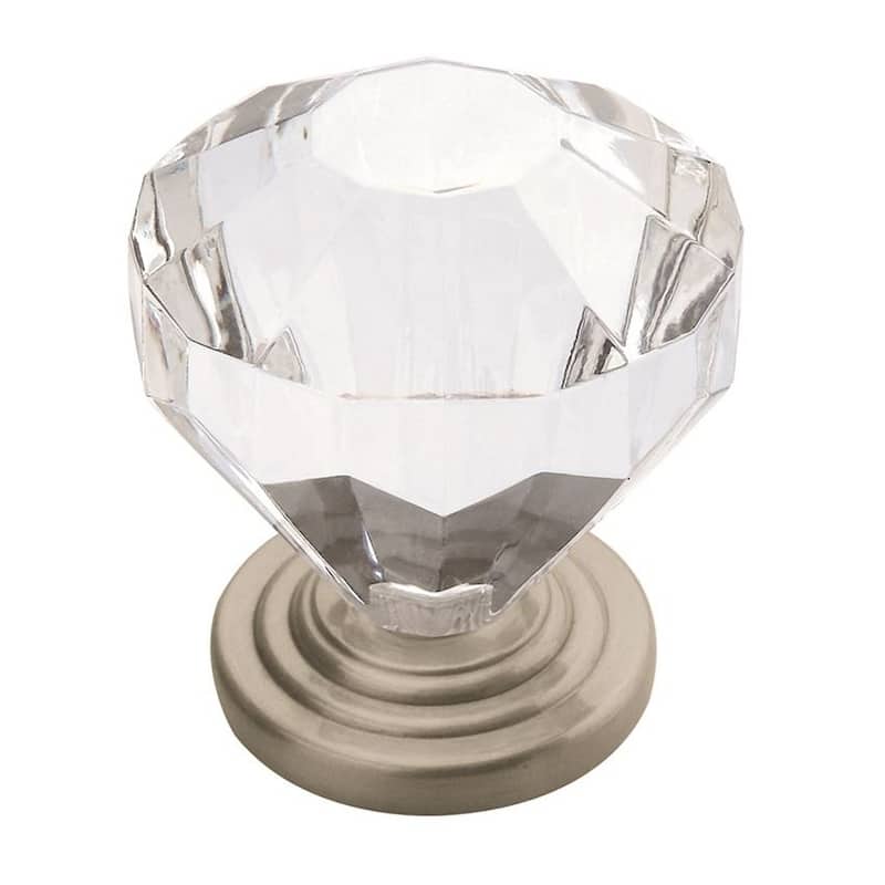 Amerock Classics Collection 1-1/4in L x 1-1/4in Knob 1-1/4in Satin Nickel