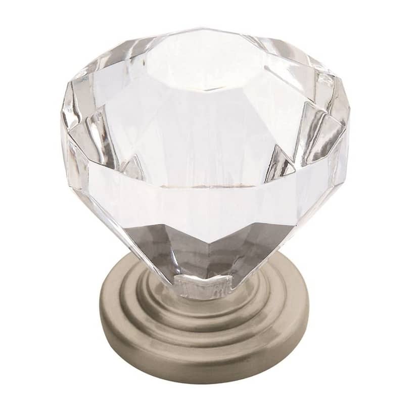 Amerock Classics Collection 1-1/4in L x 1-1/4in Knob 1-1/4in Satin Nickel