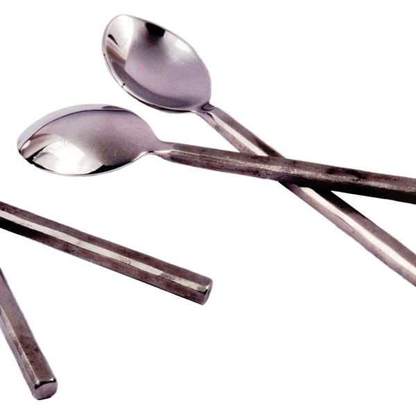 Inox Jason Design 4-piece Nascent Steel Coffee/Dessert Spoon Set. Opens flyout.