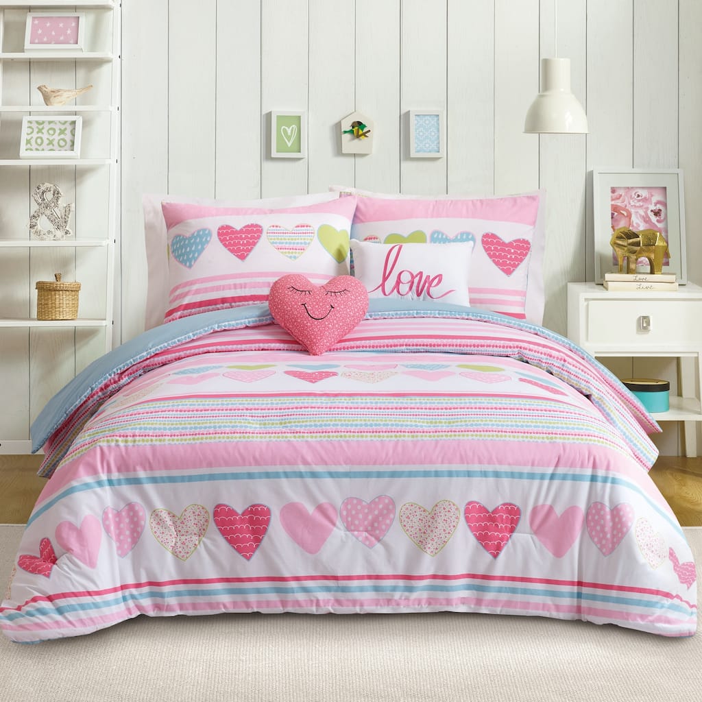 Urban Playground Daphne Comforter Set with 2 Decorative Pillows