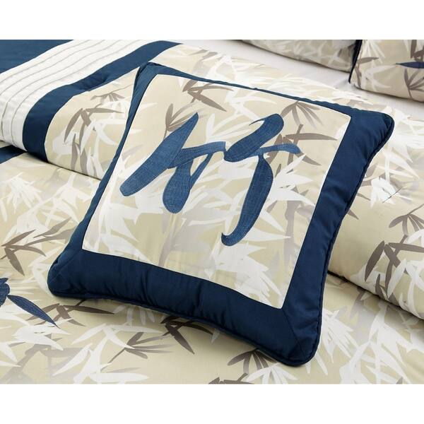 Shop Feng Shui Embroidery 7 Piece Comforter Set On Sale Free