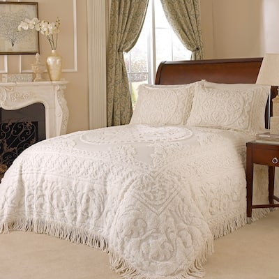 Medallion Chenille Bedspread Full