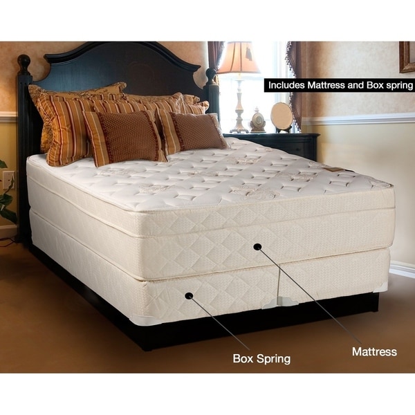 Shop Spring Coil 13-inch Pillowtop Twin-size Mattress Set ...