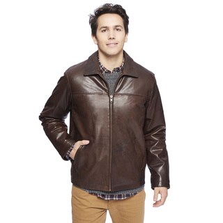 Wilda Brown New Zealand Lambskin Jacket (As Is Item) - Bed Bath