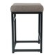 HomePop Open Back Metal 24-inch Counter Stool - Thumbnail 7