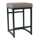HomePop Open Back Metal 24-inch Counter Stool - Thumbnail 1