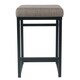 HomePop Open Back Metal 24-inch Counter Stool - Thumbnail 0