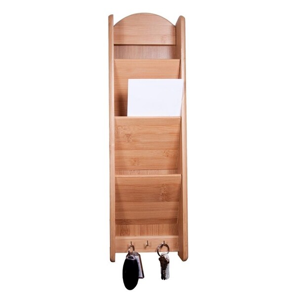 Sweet Home Collection 3 Tier Letter Rack With Key Hooks 20 X6 Sweet Home Collection 3 Tier Letter Rack With Key Hooks 20 X6 X3 On Free Shipping Orders Over 45 17404689