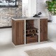 preview thumbnail 12 of 18, Furniture of America Xole 47-in. Rustic 2-cabinet Sideboard