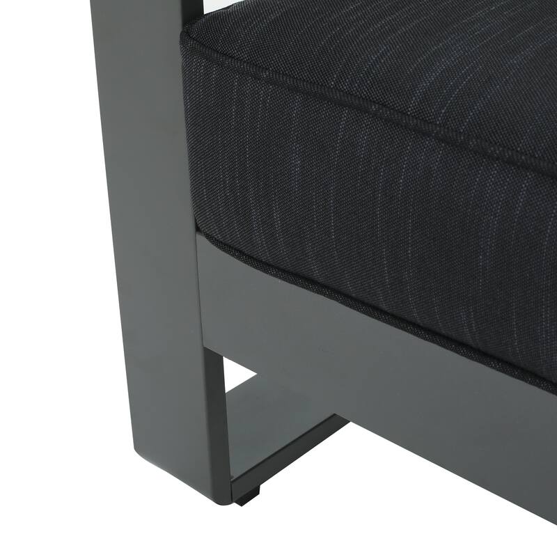 Cape Coral Outdoor Aluminum 3-piece Sofa Set by Christopher Knight Home
