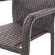 preview thumbnail 6 of 4, Bermuda Outdoor 9-piece Rectangular Wicker Aluminum Dining Set by Christopher Knight Home