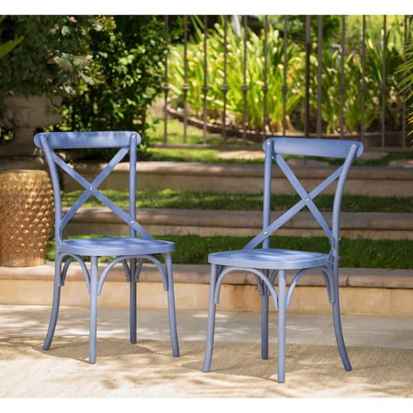 Danish Outdoor Farmhouse Dining Chair Set Of 2 By Christopher Knight Home On Sale Overstock 17405429