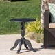 preview thumbnail 6 of 19, Danish Outdoor Round Side Table by Christopher Knight Home