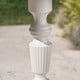 preview thumbnail 14 of 19, Danish Outdoor Round Side Table by Christopher Knight Home