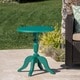 preview thumbnail 9 of 19, Danish Outdoor Round Side Table by Christopher Knight Home