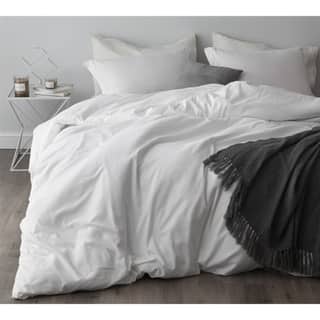Shop Duvet Cover White Supersoft Bedding On Sale Overstock