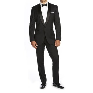 Braveman Men's Slim Fit Shawl Lapel Runway Tuxedo