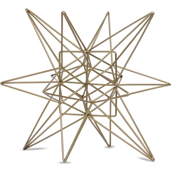 American Art Decor Metal Star Figurine Table Top Decor Sculpture (Medium)