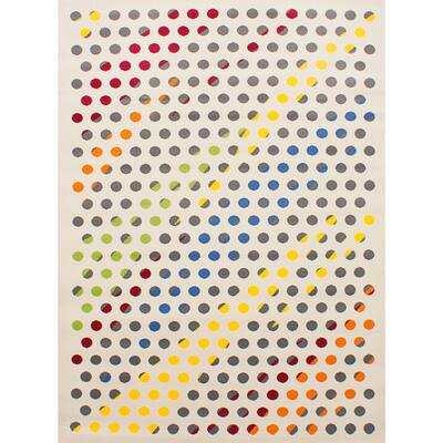 eCarpetGallery Chroma Ivory Rug (5'5 x 7'8) - 5'5" x 7'8"