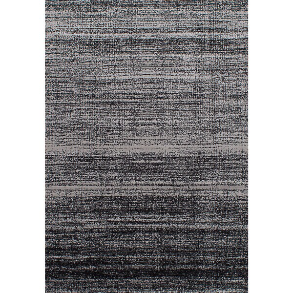 eCarpetGallery Chateau Black, Grey Rug (5'5 x 7'9) - 5'5" x 7'9"