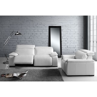 Yorbita Full Top Grain Leather Motorized loveseat