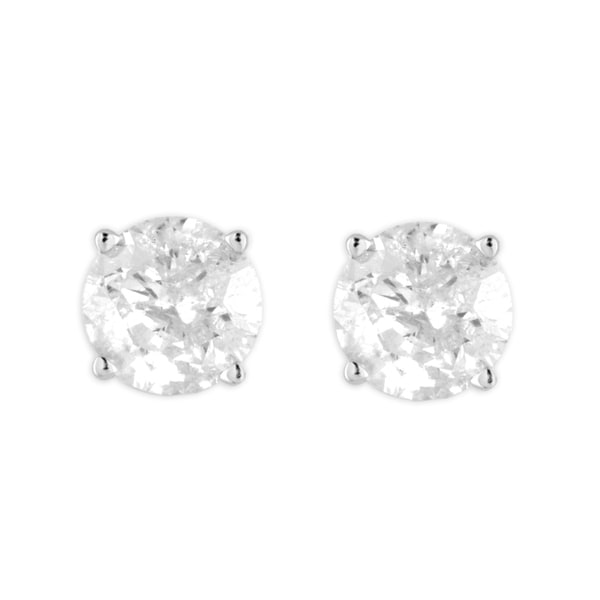 size of half carat diamond stud earrings