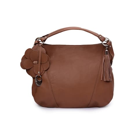 Worldstock Fair Trade Clearance Liquidation Discover Phive Rivers Women S Leather Handbag Dark Tan One Size