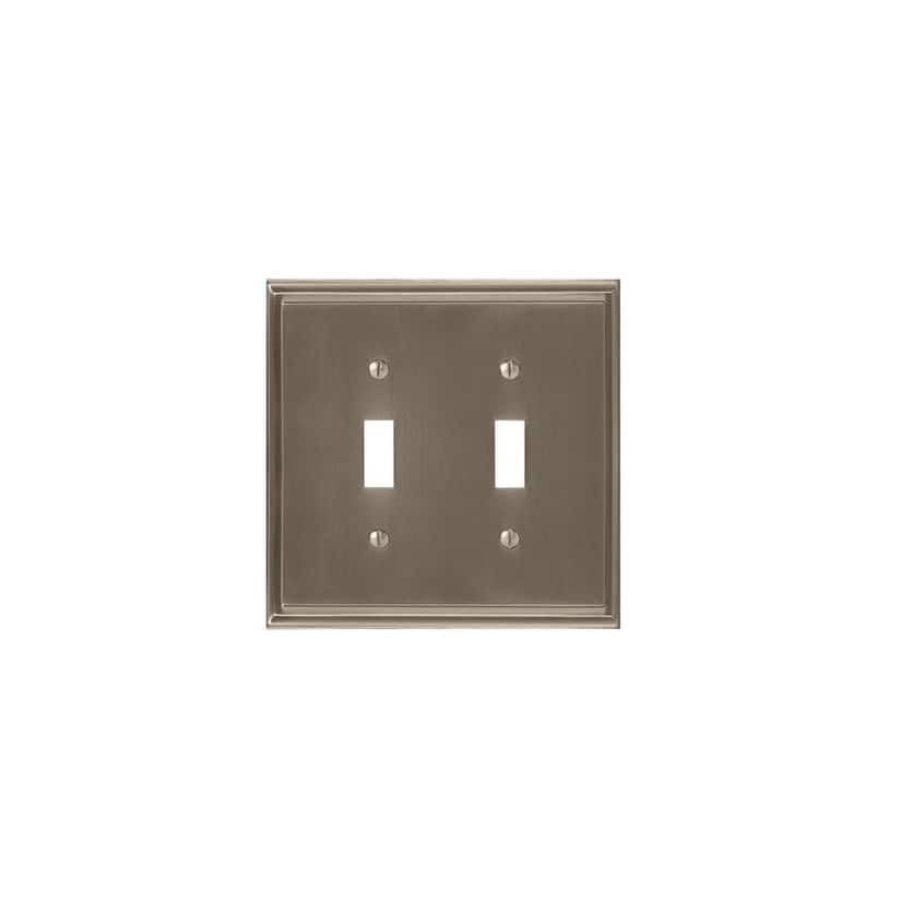 Mulholland 2 Toggle Satin Nickel Wall Plate