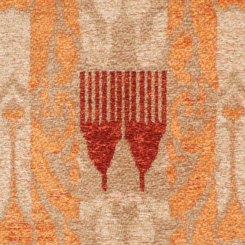 HERAT ORIENTAL Handmade Chenille Flatweave Ikat Rug - 2'4" x 4'