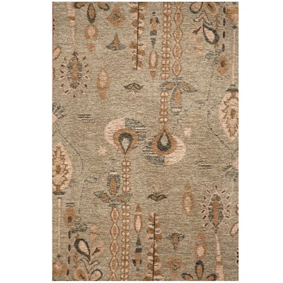 HERAT ORIENTAL Handmade Chenille Flatweave Ikat Rug - 2'4" x 4'