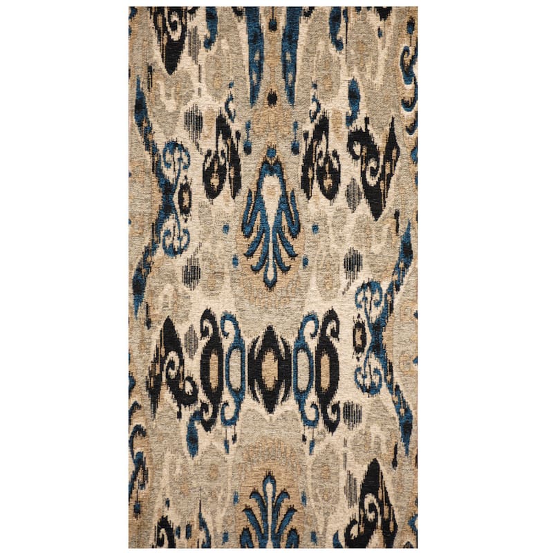 HERAT ORIENTAL Handmade Chenille Flatweave Ikat Rug - 2'8" x 4'6"