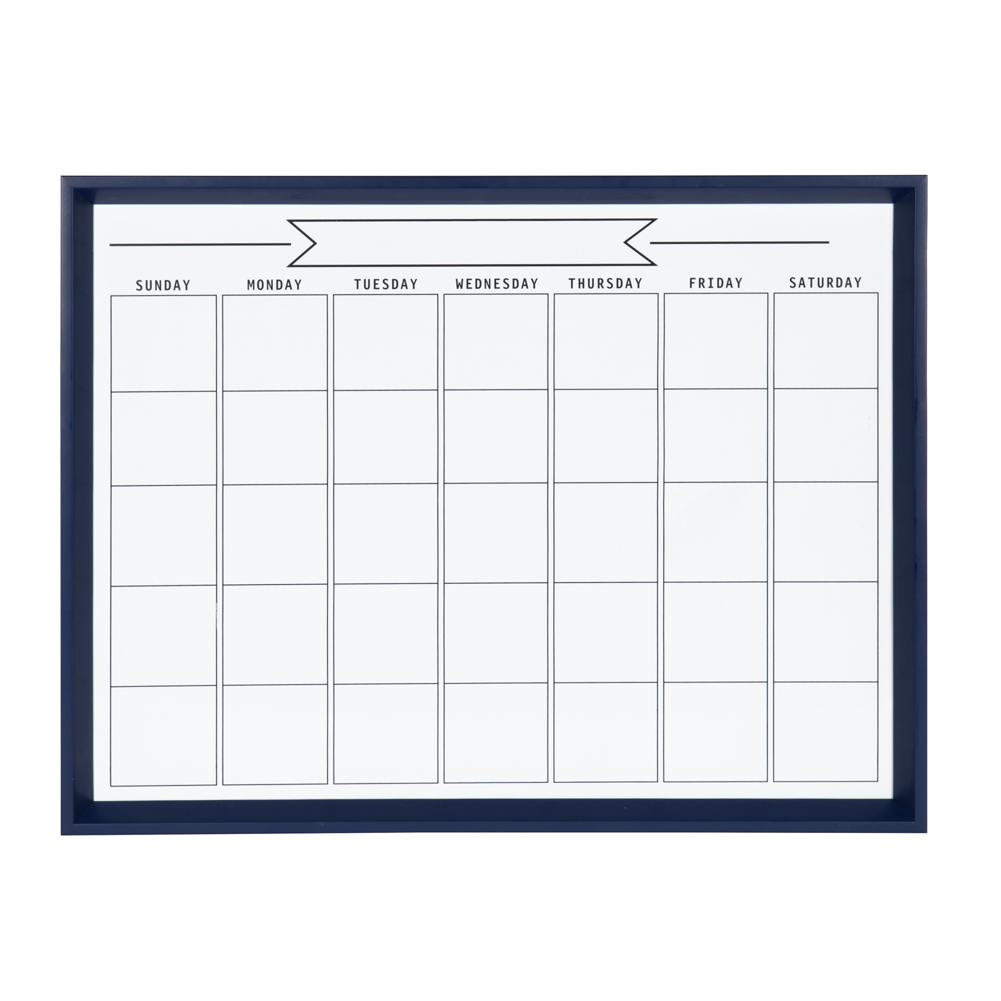 DesignOvation Calter Framed Magnetic Dry Erase Monthly Calendar