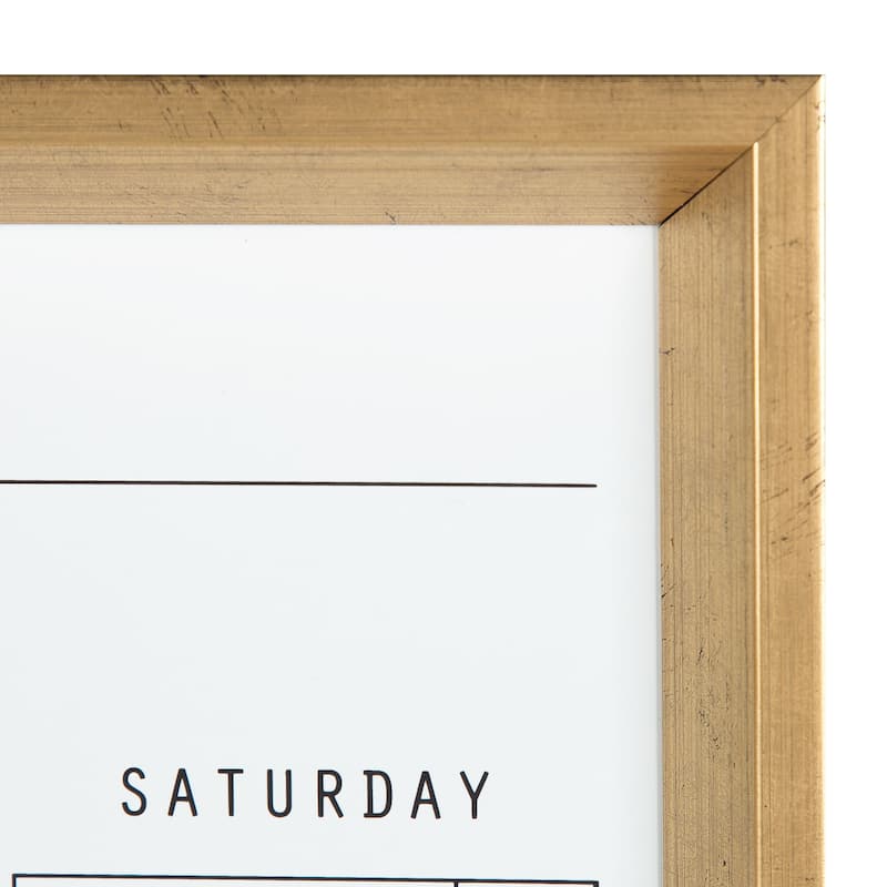DesignOvation Calter Framed Magnetic Dry Erase Monthly Calendar - 27.5x21.5